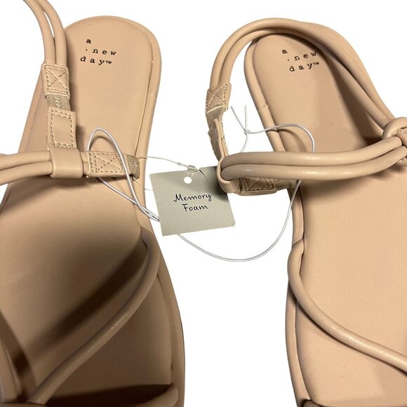 A New Day Women's Lara Ankle Strap Sandals Brown Size 11 - Picture 5 of 9